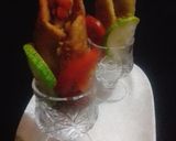A picture of step 3 of Raw Banana & Chickpea  Rollups.