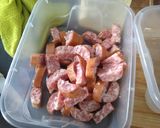 Une image de l'étape 2 de Saucisse de Montbéliard aux légumes.