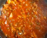 A picture of step 2 of Vegetable kottu Roti.