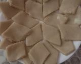 A picture of step 5 of Kaju katli.