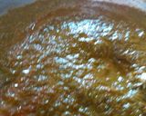 A picture of step 11 of Sarso ka saag with makki roti.