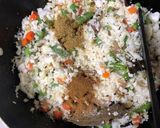 A picture of step 3 of Cauliflower Rice Biryani.