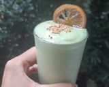รูปขั้นตอนการทำที่ 2 ของ Green Kefir Avocado Smoothie สมูทตี้คีเฟอร์ 🥑🍌🍋 🍵