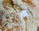 A picture of step 1 of Gujarati Nashto (Fafda Jalebi).