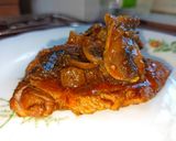 Gombás, szalonnás karaj recept fázis 4 fotója