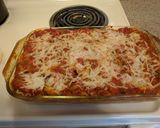 A picture of step 7 of Ray's Vegan Lasagna.