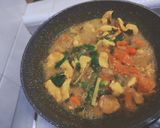 Foto langkah ke 5 dari resep Tongseng Ayam Diet tanpa minyak, tanpa santan.
