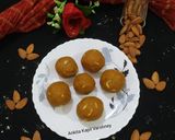 A picture of step 1 of Besan Ladoo.