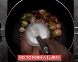A picture of step 9 of Chilli Chicken.