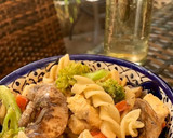 Foto del paso 4 de la receta: Fusilli con pollo y vegetales