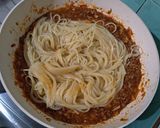Foto langkah ke 3 dari resep Spaghetti Brulee / Spaghetti Panggang.