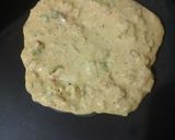 A picture of step 2 of Sattu Flour omelette.