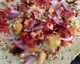 पापड़ चाट(papad chaat recipe in hindi) रेसिपी चरण 3 फोटो
