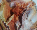 A picture of step 2 of Lima Beans and Ham.