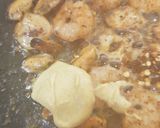 A picture of step 4 of My Garlic Seared Scallops and Fish medley. 😘.