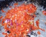 A picture of step 9 of Chips, plantain and fried egg with sauce.