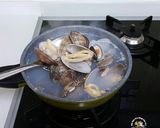 Hình bước làm 2 của món Canh ngao hoa đậu hũ