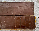 A picture of step 18 of Millionaire Shortbread.