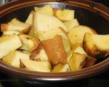 A picture of step 2 of Aloo ke gutke-special potato masala curry for chapathi.