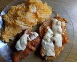 Foto del paso 3 de la receta: Milanesas Napo con puré mixto