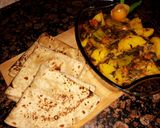 A picture of step 6 of Hari piyaz allu.