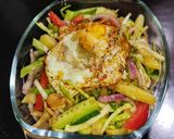 A picture of step 9 of Crispy Egg Fresh Salad 🥗🥗😋😋.