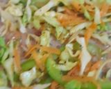 A picture of step 3 of Veggie kebab franky.