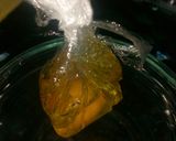 Foto del paso 4 de la receta: Champiñón relleno de jamón y sombrero huevo pochado