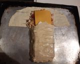 Foto del paso 5 de la receta: Tarta de pollo y cheddar trenzada