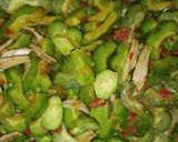 Foto langkah ke 5 dari resep Pare sambal Pete tumis teri.