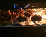 A picture of step 1 of Yam n spinach sauce with smoked chicken and fish.