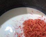 A picture of step 1 of Gajar ka Halwa.