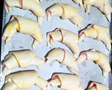 Foto del paso 7 de la receta: Medialunas de Jamón y queso fáciles y rápidas