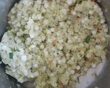 A picture of step 1 of Falari sabudana disk chaat.