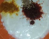 A picture of step 2 of Chargha biryani.