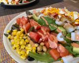 Hình bước làm 6 của món Salad Cobb với bánh cá 🥗 (Cobb salad with fish cake)