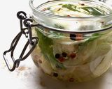 A picture of step 1 of Pickled fennel.