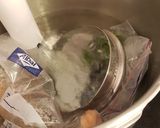 A picture of step 5 of Sous vide salmon in a butter, ginger and lemon sauce.