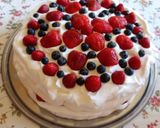 Emeletes pavlova torta recept fázis 2 fotója