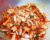 Foto langkah ke 7 dari resep Kimchi instan resep asli korea. Tanpa kompor dan pasta.