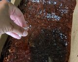 A picture of step 11 of Marmalade dark chocolate brownies - for Father's day.