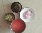 A picture of step 1 of Dal Makhani.
