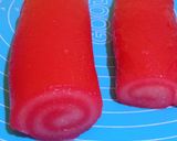 Foto langkah ke 5 dari resep Lapis Singkong Gulung Merah Putih.