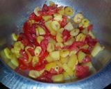 A picture of step 2 of Banana potato rice.