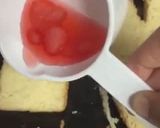 A picture of step 4 of N letter cake.