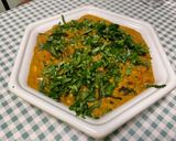 Une image de l'étape 26 de Dahl au curry jaune, légumes, cajous et gingembre au lait de coco.