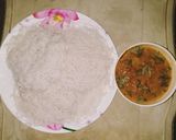 மிருதுவான"இடியாப்பம் &ரெஸ்டாரண்ட் ஸ்டைல் வெஜிடேபிள் பாயா"#Combo3 ரெசிபி ஸ்டேப் 13 புகைப்படம்