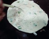 A picture of step 6 of Afghani fateer piyazi.