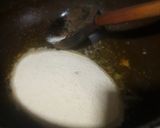 A picture of step 4 of Suji ka halwa.