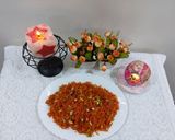 A picture of step 5 of Multi colour zarda.